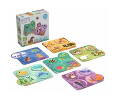 KukiKuk 80034 Véééliké loto Zvířecí pelíšky / od 2 let