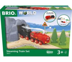 BRIO 36017 Parní vlaková sada / věk od: 3 let / verze: mezinárodní