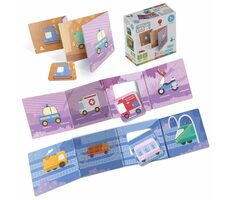 KukiKuk 80059 - Sada 3 KUKI leporel Auta / od 12 měsíců