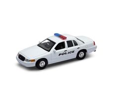 Welly 1999 Ford Crown Victoria POLICE 1:34 bílá