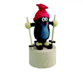 Detoa Mačkací figurka Krtek na lyžích / od 3 let
