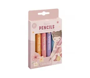 Little Dutch Pastelky 6 ks Rosa / od 2 let