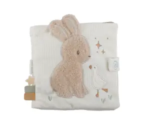 Little Dutch Textilní knížka s aktivitami Newborn Naturals / od narození