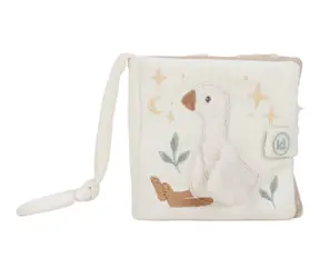Little Dutch Závěsná textilní knížka s aktivitami Newborn Naturals / od narození
