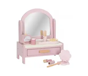 Little Dutch Toaletní stoleček dřevěný Pink / od 3 let