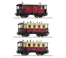 Roco 6200063 3dílná sada ozubnicového osobního vlaku Sonnblick-Bahn / měřítko H0 (1:87) / délka 304 mm / od 15 let