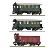 Roco 6200040 3dílná sada vedlejšího vlaku DB III / měřítko H0 (1:87) / délka 378 mm / od 15 let