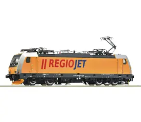 Roco 7510102 Elektrická lokomotiva RegioJet 386 204 - 2 / měřítko H0 (1:87) / délka 217mm / rádius 358mm / od 15 let
