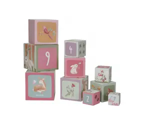 Little Dutch Kostky komín Fairy Garden / od 18 měsíců