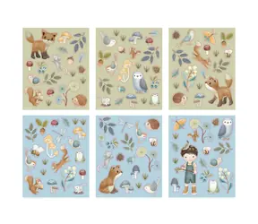 Little Dutch Sada se samolepkami Forest Friends / od 3 let
