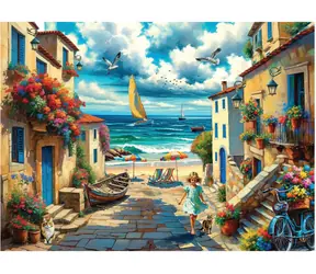 ANATOLIAN Puzzle Líbezná vesnička / 1000 dílků / od 14 let
