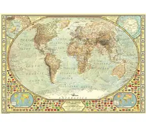 ANATOLIAN Puzzle Mapa světa / 2000 dílků / od 12 let