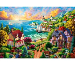ANATOLIAN Puzzle Vesnička u moře / 260 dílků / od 8 let
