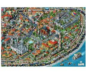 ANATOLIAN Puzzle Hemžení v Istanbulu / 3000 dílků / od 12 let
