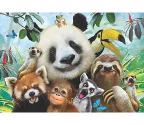 ANATOLIAN Puzzle Selfie zvířátek ze zoo / 500 dílků / od 12 let