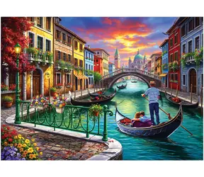 ANATOLIAN Puzzle Černá gondola XL / 700 dílků / od 12 let