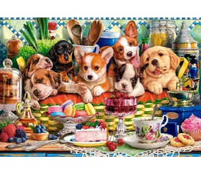 Castorland 105335-2 Puzzle Dezert pro štěňata / 1000 dílků / od 9 let
