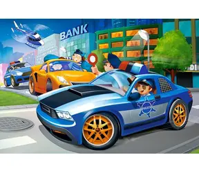 Castorland 040360 Puzzle Policejní zásah MAXI / 40 dílků / od 4 let