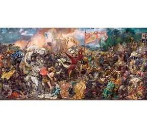 Castorland 400409-2 Puzzle Art Collection: Bitva u Grunwaldu / 4000 dílků / od 9 let