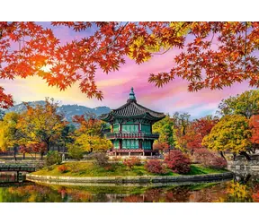 Castorland 54138 Puzzle Palác Gyeongbokgung, Jižní Korea / 500 dílků / od 9 let