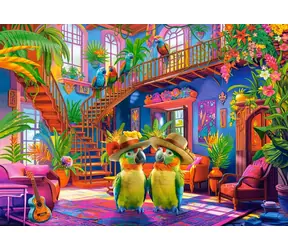 Castorland 53995 Puzzle Papoušci v ráji / 500 dílků / od 9 let