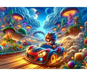 ART PUZZLE 35420 Puzzle Zlomyslný závodník / 100 dílků / od 5 let
