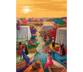 ART PUZZLE 5238 Puzzle Květinový přístav / 1000 dílků / od 15 let