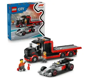 LEGO® City 60493 Výstavní náklaďák F1® se závodním autem Audi F1® / Počet dílků: 508 / od 7 let