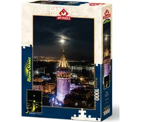 ART PUZZLE 5241 Svítící puzzle Galatská věž / 1000 dílků / od 15 let
