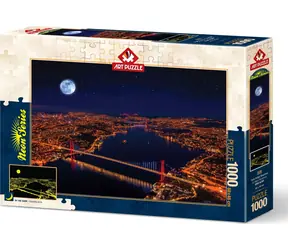 ART PUZZLE 5239 Svítící puzzle Tři mosty, Bospor / 1000 dílků / od 15 let