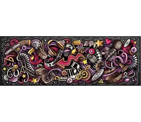 ART PUZZLE 5351 Panoramatické puzzle Prvky rytmu / 1000 dílků / od 15 let