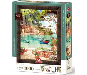 ART PUZZLE 5662 Puzzle s rámem a lepidlem 3v1 Dobré ráno / 1000 dílků / od 15 let