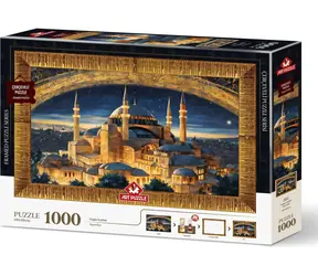 ART PUZZLE 5667 Puzzle s rámem a lepidlem 3v1 Hagia Sophia / 1000 dílků / od 15 let