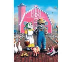 ART PUZZLE 5028 Puzzle Kočičí farmáři / 260 dílků / od 8 let
