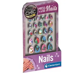 Clementoni Crazy Chic Beauty: Press & Go Nails Butterfly / od 6 let