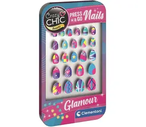 Clementoni Crazy Chic Beauty: Press & Go Nails Glamour / od 6 let