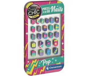 Clementoni Crazy Chic Beauty: Press & Go Nails Pop / od 6 let