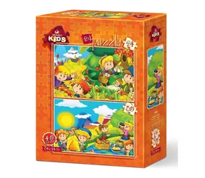 ART PUZZLE 5569 Puzzle Podzim a Jaro / 24+35 dílků / od 4 let