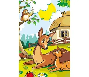 ART PUZZLE 5871 Dřevěné puzzle Srnčí maminka / 25 dílků / od 4 let