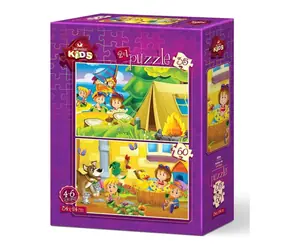 ART PUZZLE 5584 Puzzle Prázdninové potěšení / 35+60 dílků / od 4 let