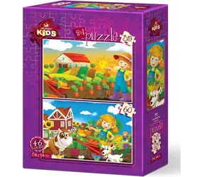 ART PUZZLE 5582 Puzzle Farmářka / 35+60 dílků / od 4 let