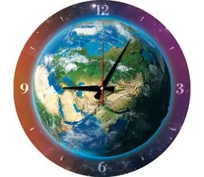 ART PUZZLE 5002 Puzzle hodiny Svět / 570 dílků (včetně rámu) / od 15 let