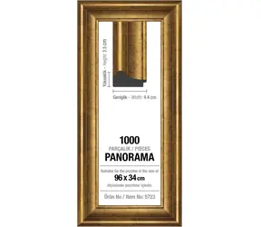 ART PUZZLE 5723 Rám na puzzle 96x34cm zlatá