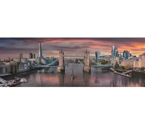 Clementoni 39896 Panoramatické puzzle Přes řeku 1000 dílků