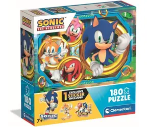 Clementoni 29796 Puzzle Ježek Sonic 180 dílků / od 7 let