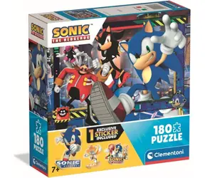 Clementoni 29797 Puzzle Ježek Sonic v akci 180 dílků / od 7 let