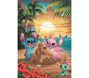 Clementoni 35547 Puzzle Lilo&Stitch: Stitch a Angel 500 dílků