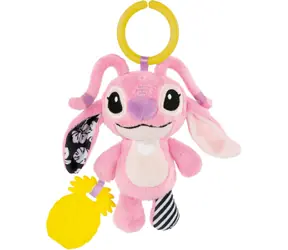 Clementoni BABY Plyšové chrastítko Stitch: Angel / od 3 měsíců