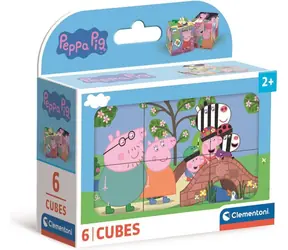 Clementoni Obrázkové kostky Prasátko Peppa 6 kostek / od 2 let