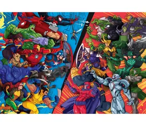 Clementoni 25059 Puzzle Avengers vs. záporáci SUPER 104 dílků / od 6 let